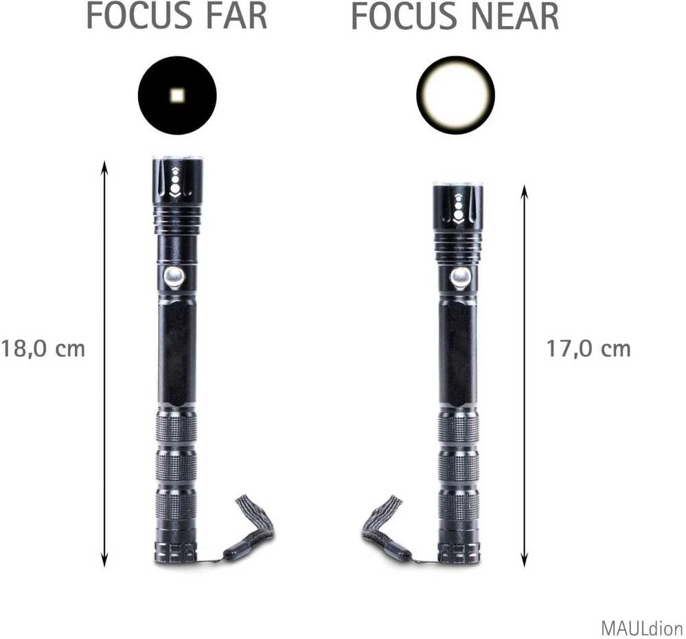 MAUL LED žibintuvėlis BD6D6DION 17cm 1W Iki 71m