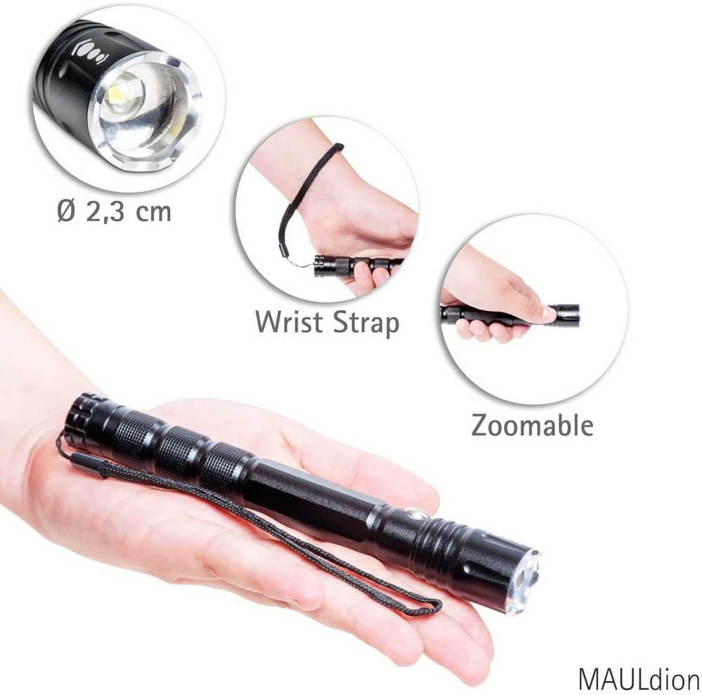 MAUL LED žibintuvėlis BD6D6DION 17cm 1W Iki 71m