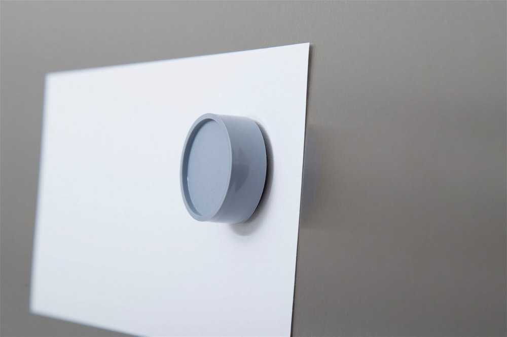 Maul Industriemagnet rund 29mm 10 Stück grau