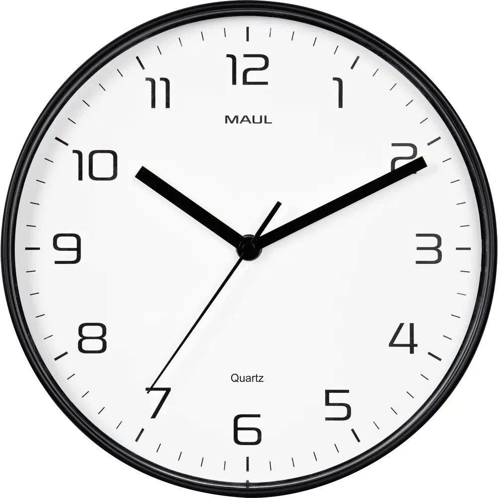Maul MAUL Laikrodis ścienny MAULdrip 25 cm Laikrodis kwarcowy bez baterii juoda