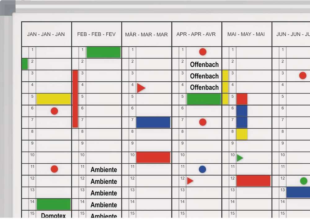Maul MAUL Whiteboard metinis planuoklis MAULstandard 60x90 cm