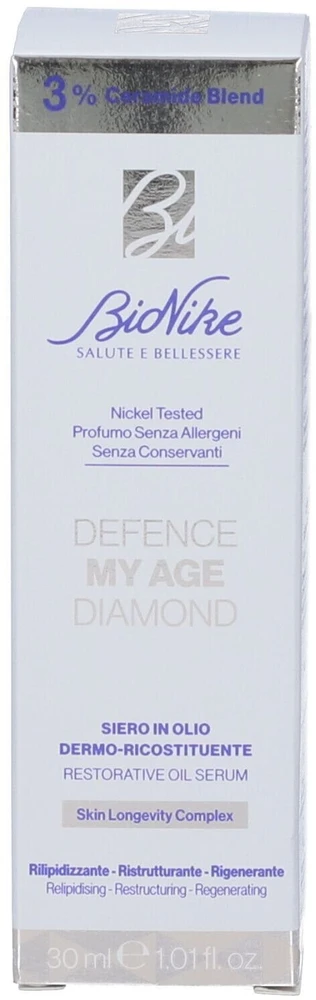BioNike Defence My Age Diamond prieš senėjimą maitinantis regeneruojantis dienos ir nakties serumas veidui, 30 ml
