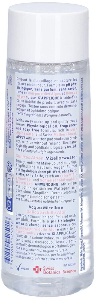 Mavala Clean & Comfort Fragrance-Free Cleansing & Soothing Micellar Vanduo Sensitive, 200 ml