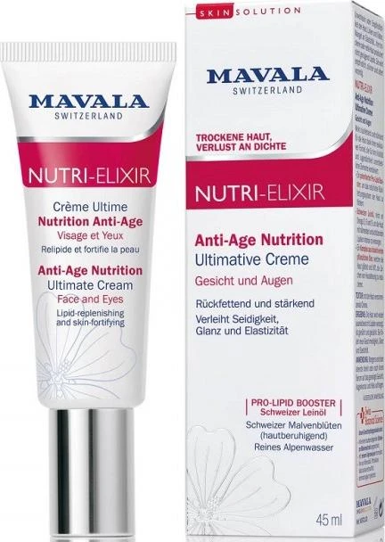 Mavala Nutri-Elixer Ultimate Anti-Age Ultimate Kreminis, 45 ml