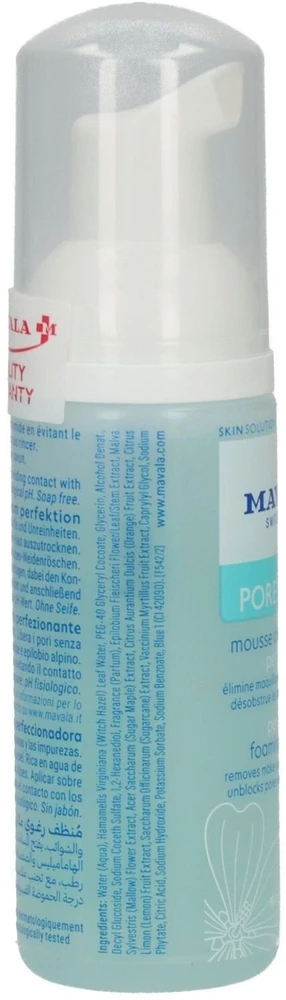 Mavala Pore Detox Cleansing & Purifying Cleansing Foam, 50 ml