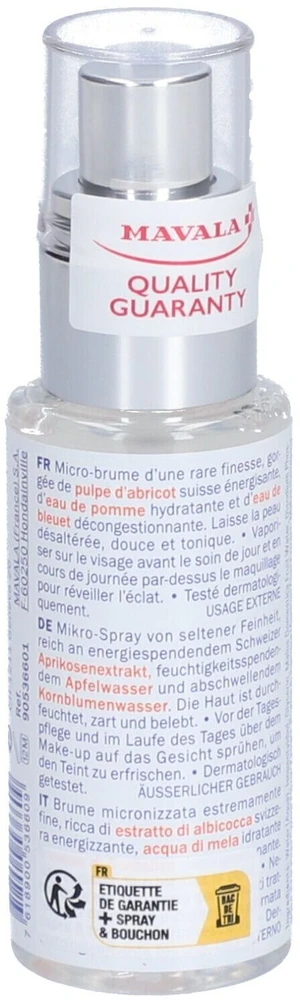 Mavala Vitality Vitalizing Mist Purškiklis For Face, 50 ml
