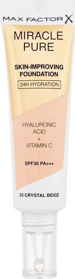 Max Factor Miracle Pure Skin-Improving Foundation Makeup moterims, 30 ml