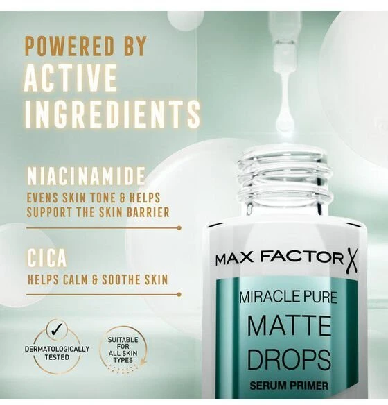 „Max Factor Miracle Pure Matte“ lašeliai, 30 ml
