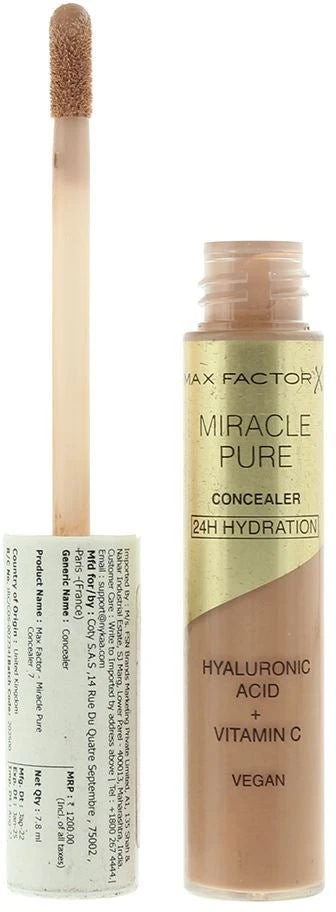 Max Factor Miracle Pure Vegan Hydrating Liquid Mask veido kaukė 7,07 7,8 ml