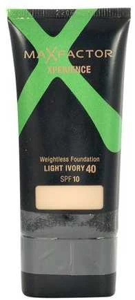 „Max Factor Xperience“ skystas makiažo pagrindas „40 Light Ivory SPF 10“, 30 ml