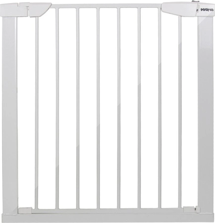 Max4b apsauginiai barjeriniai vartai, apsaugantys duris ir laiptus HANKSKIDS besiplečiantys 75-82cm - balti