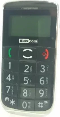 Mobilusis telefonas GSM MAXCOM MM 428 L juodos spalvos-raudonos spalvos