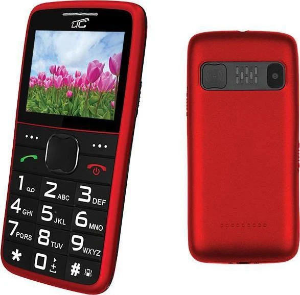 Mobilusis telefonas Maxcom MOB20 raudona-juoda