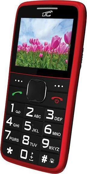 Mobilusis telefonas Maxcom MOB20 raudona-juoda
