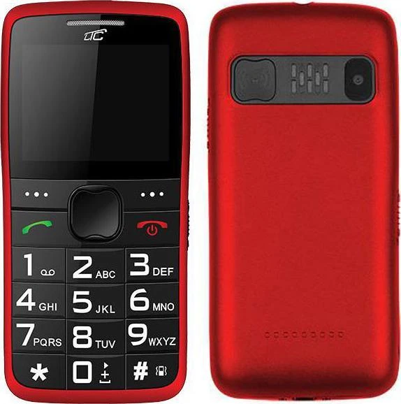 Mobilusis telefonas Maxcom MOB20 raudona-juoda