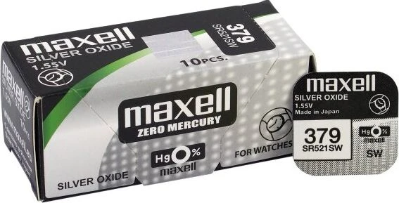 Maxell 379 (SR521SW) baterijos 1 vnt.