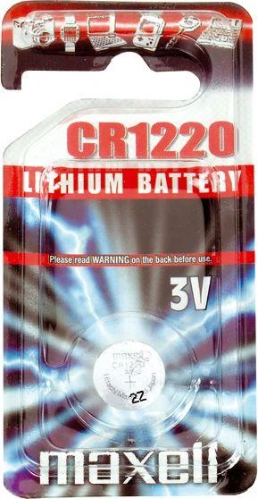 Baterija Maxell CR1220, 3 V, 1 vnt. / BAT-513