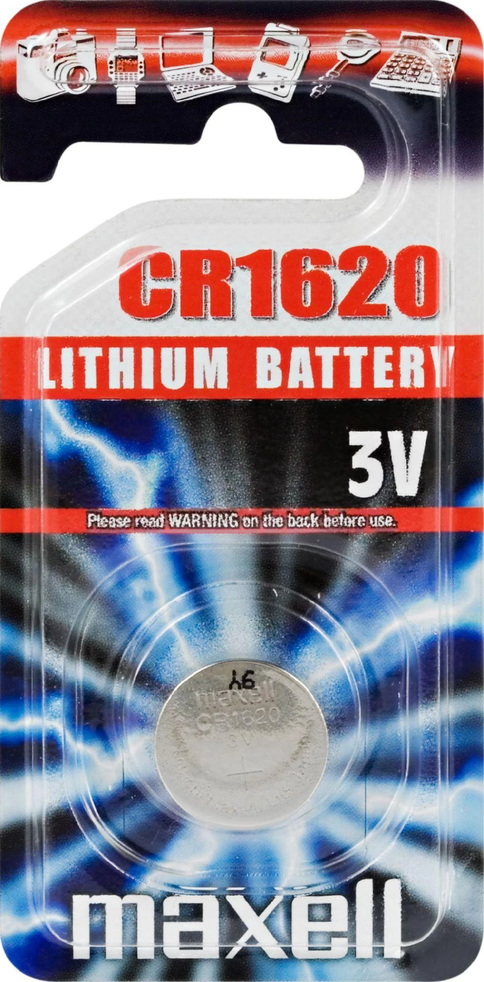 Baterija - Maxell CR1620 Vienkartinė Lithium-Manganese Dioxide