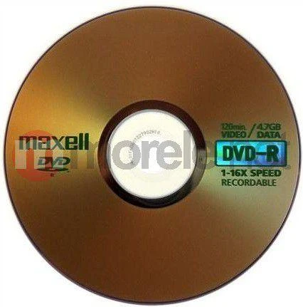 DVD-R diskai MAXELL, 4,7GB, 16X, 120 min., 100 vnt.