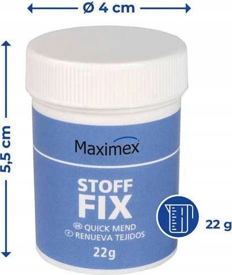 Milteliniai klijai audiniams, greitam drabužių taisymui FABRIC-FIX, Maximex
