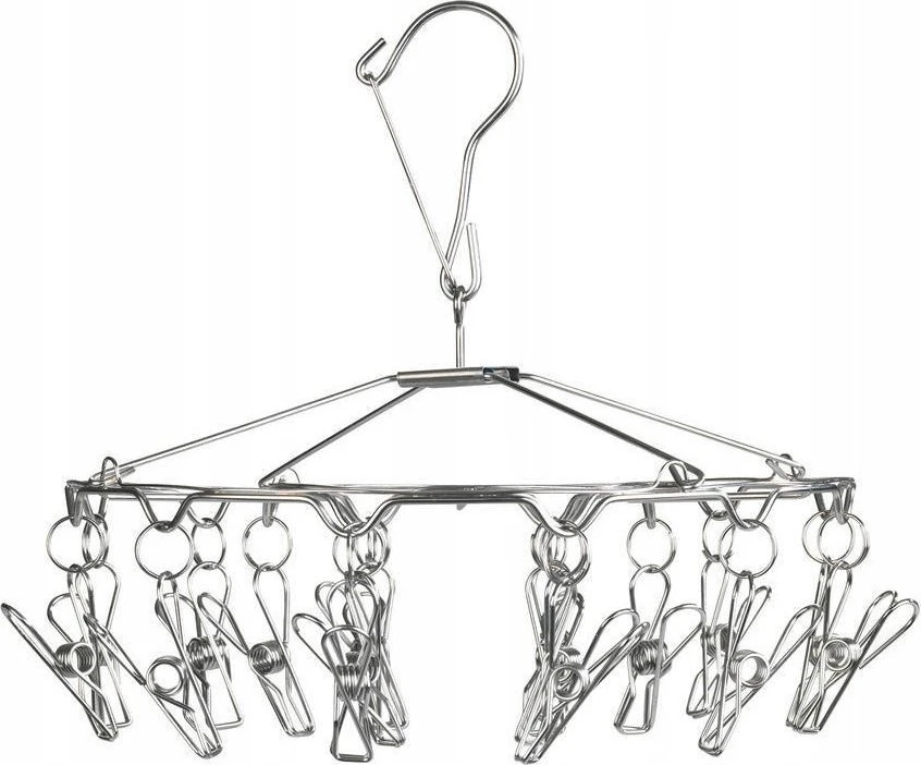Maximex Steel Maža skalbinių džiovykla iš nerūdijančio plieno, Ø 27 cm