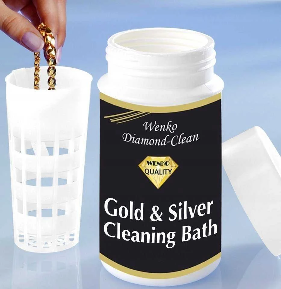 Maximex Diamond Clean aukso ir sidabro valymo vonelė 2 dalių, chemijos, įvairiaspalvė