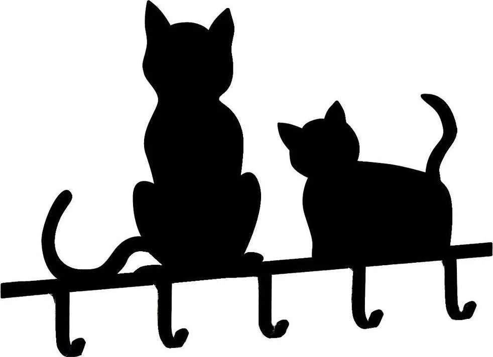 Maximex Raktų kabykla CATS – komplekte 5 kabliukai