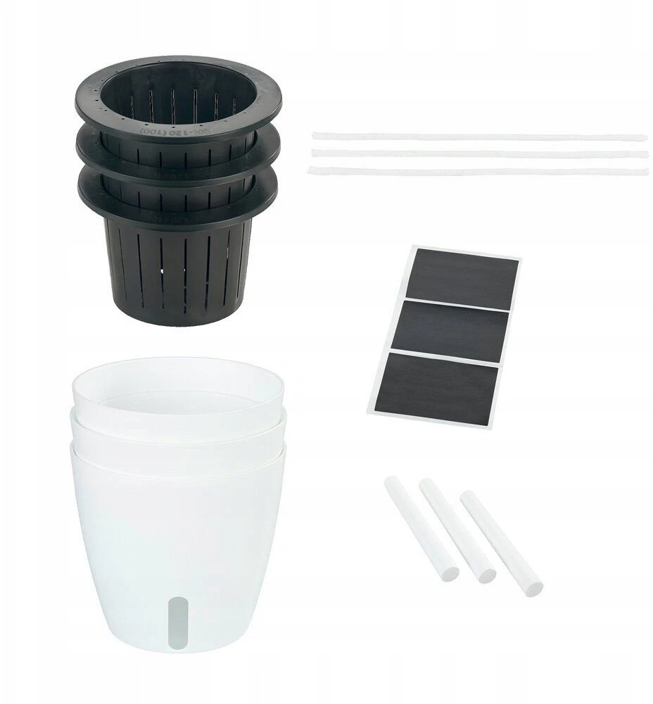 Maximex Trijų vazonų su laistymo sistema rinkinys, Ø 13 cm