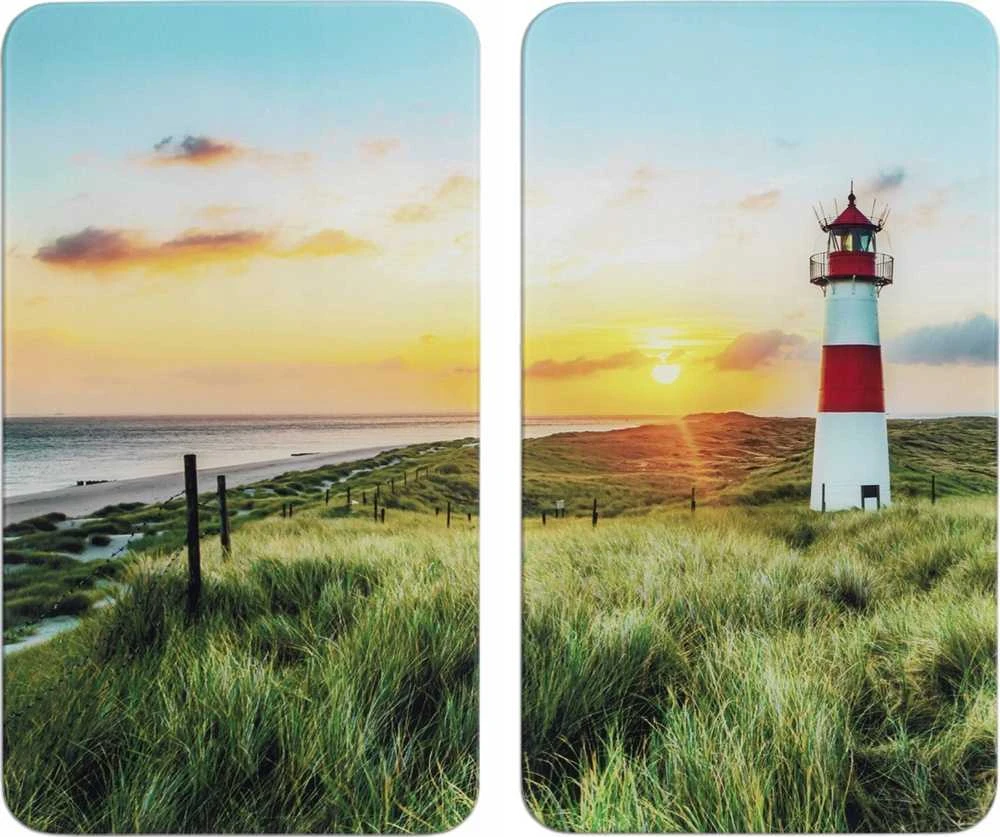 Maximex PIECES Stiklinės apsauginės plokštės krosnelei LIGHTHOUSE, 2 vnt