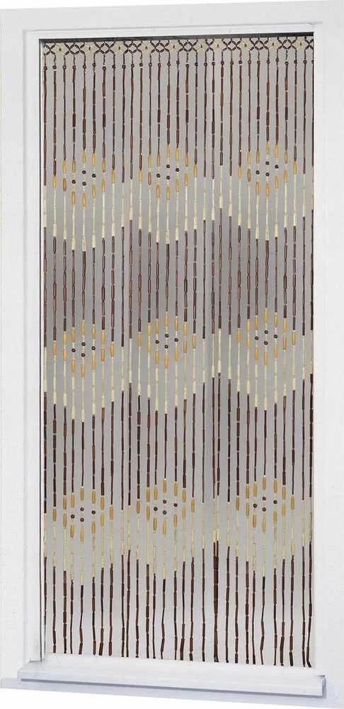 Maximex Durų uždanga iš medinių karoliukų, 90 x 200 cm