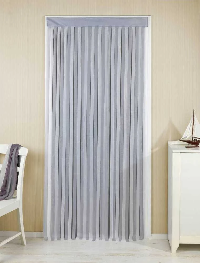 Maximex Tape door curtain, 90 x 200 cm, pilkas