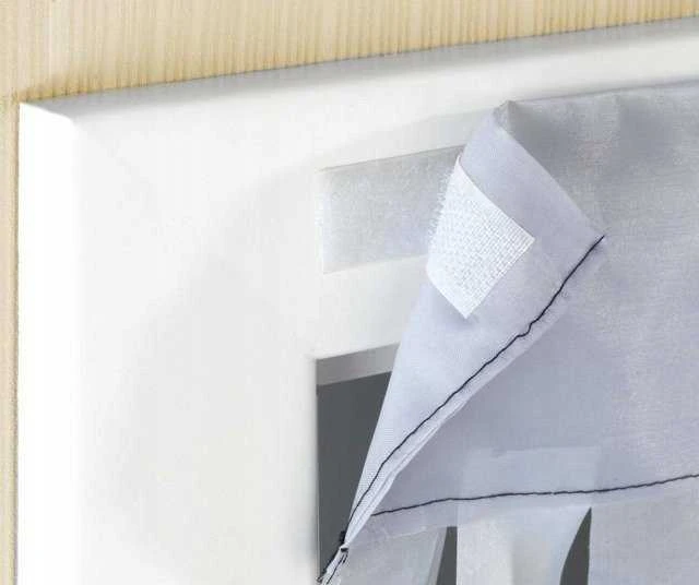 Maximex Tape door curtain, 90 x 200 cm, pilkas