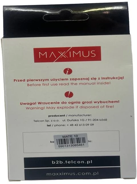 AKUMULIATORIUS MAXXIMUS HUAWEI MATE 10 4000mAh MATE20/P20 PRO/VIEW 20, HB436486ECW