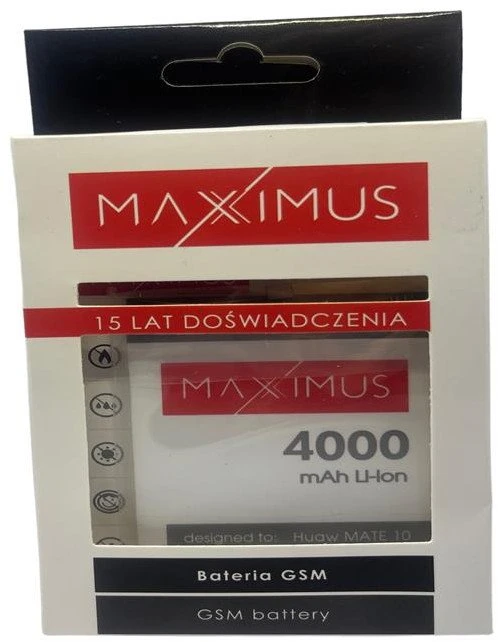 AKUMULIATORIUS MAXXIMUS HUAWEI MATE 10 4000mAh MATE20/P20 PRO/VIEW 20, HB436486ECW