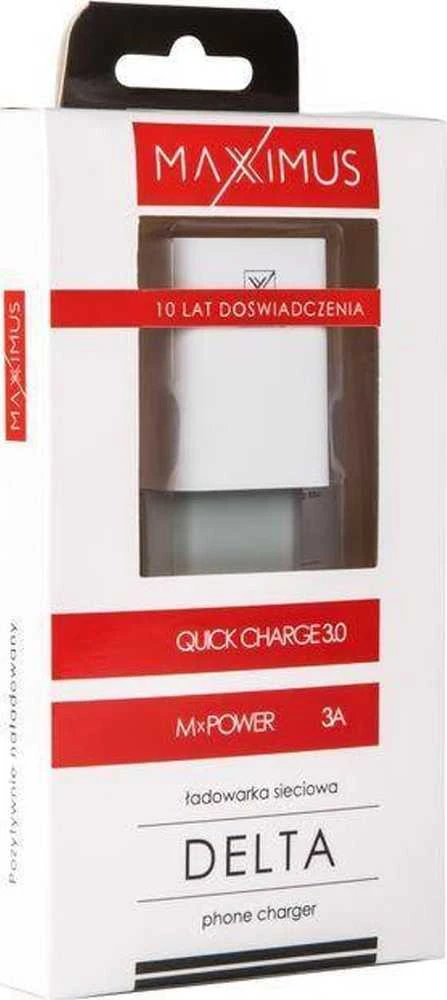 Sieninis įkroviklis Maxximus Delta 3A QUICK CHARGE 3.0 18W