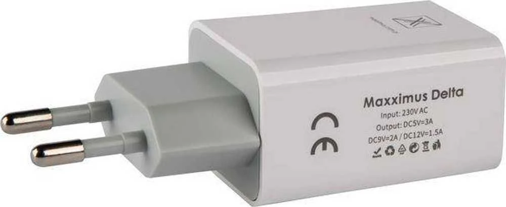 Sieninis įkroviklis Maxximus Delta 3A QUICK CHARGE 3.0 18W