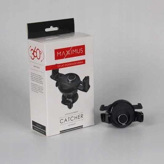 AUTOMOBILINIS LAIKIKLIS MAXXIMUS CATCHER Juodas, TVIRTINAMAS Į GROTELĖS, AUTOMATIŠKAI UŽSIDARANTIS