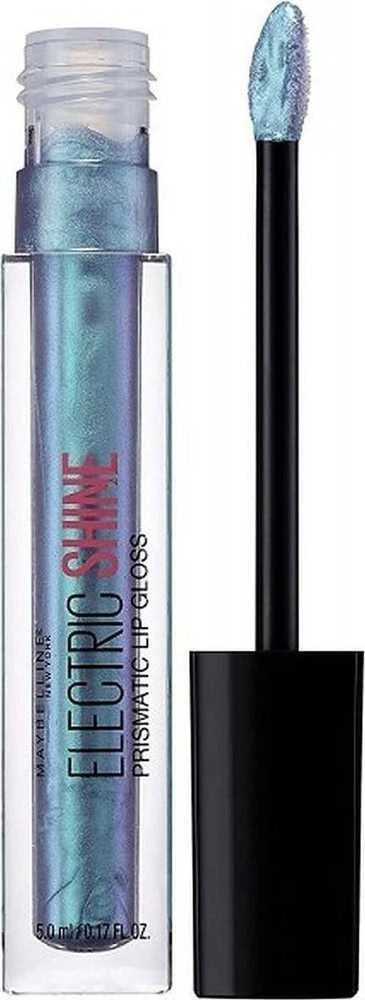 Maybelline New York Electric Shine Prismatic lūpų blizgis, 5 ml, spalva - 165 Electric Blue