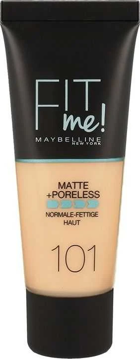 makiažo pagrindas "Maybelline Fit Me Matte - Poreless Foundation 101 True Ivory" 30ml