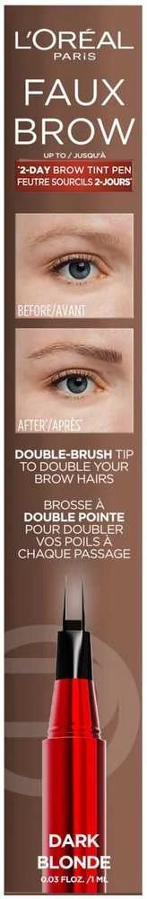 L'Oreal Paris Faux Brow Dark Skirtas šviesiems plaukams 1 ml