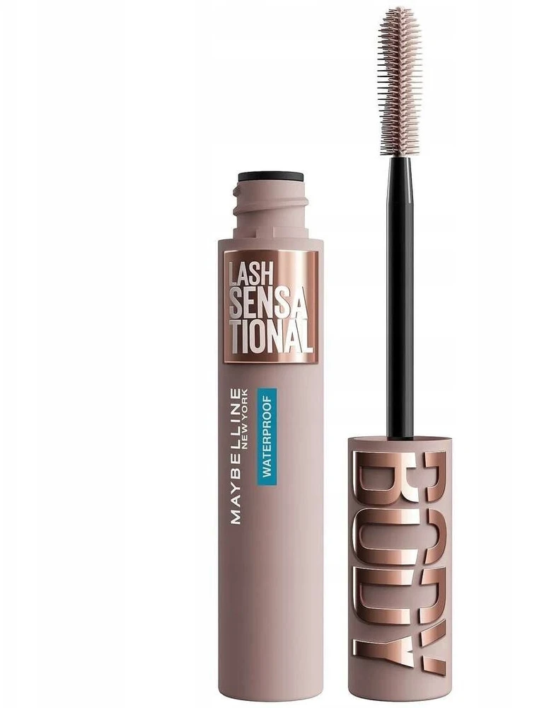 Maybelline Lash Sensational Body Atsparus vandeniui Blakstienų tušas Juodas