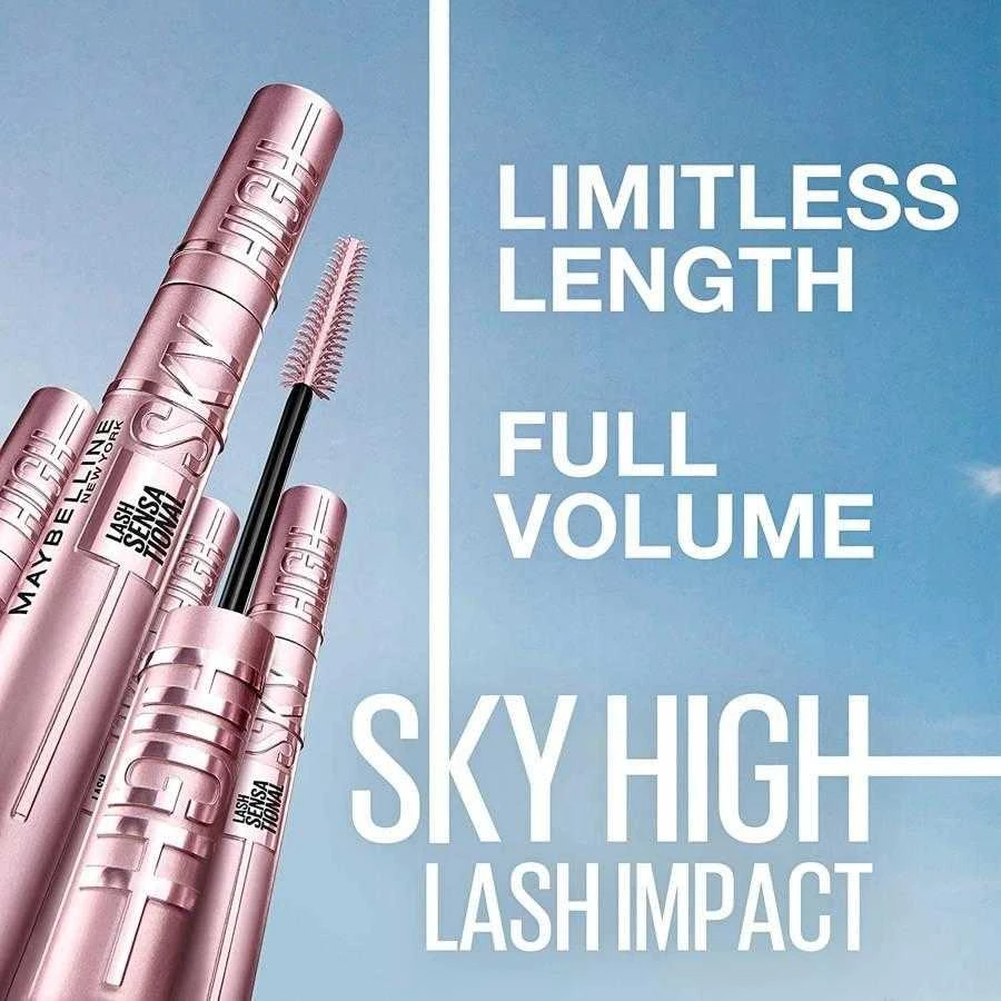 Maybelline MAYBELLINE_Lash Sensational Sky High Blakstienų tušas juodas ilginantis tušas 7,2 ml