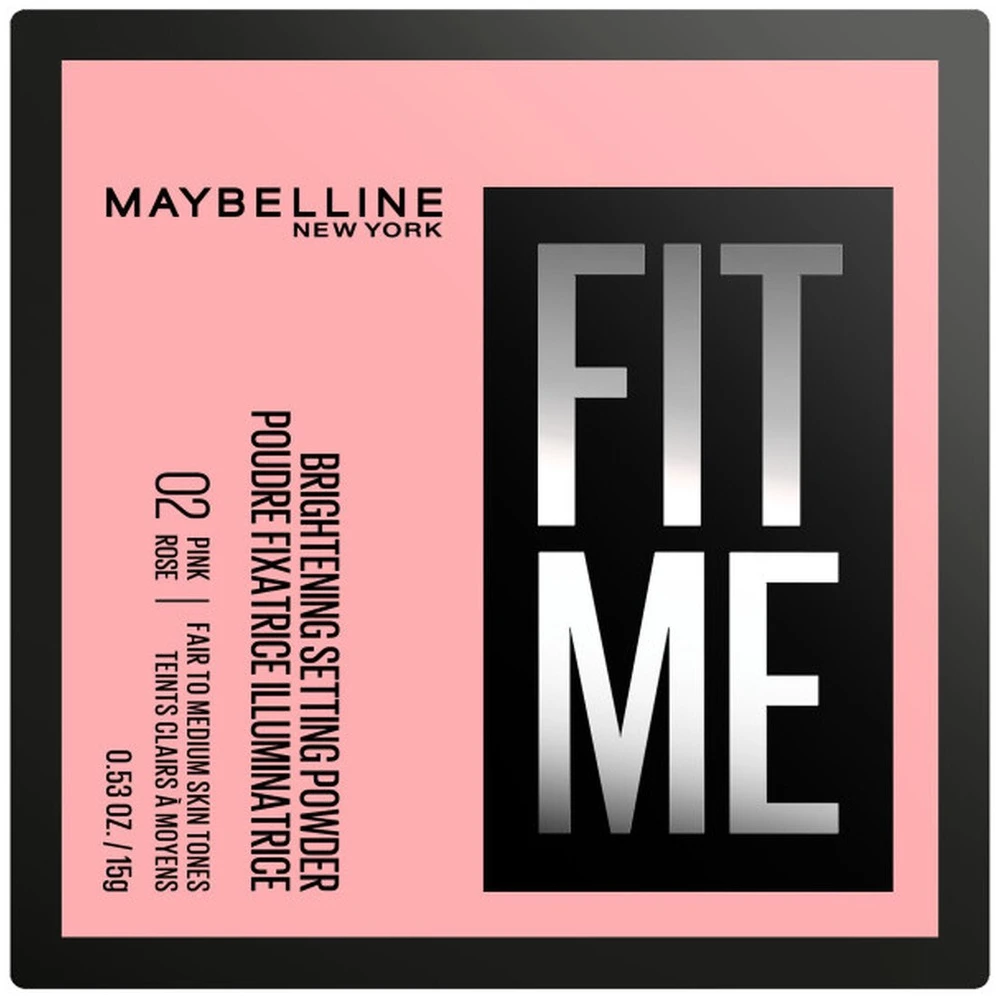 Maybelline Fit Me puder sypki 02 Rožinė 15g
