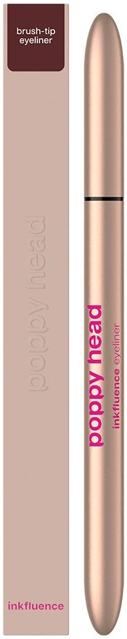 Poppy Head Inkfluence eyeliner w pisaku su pędzelkową końcówką 02 Berry Brown 0.6ml