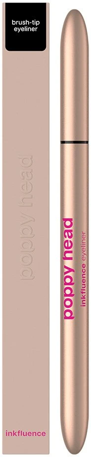 Poppy Head Inkfluence eyeliner w pisaku su pędzelkową końcówką 01 True Juodas 0.6ml