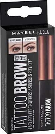 Maybelline MAYB TATTOO BROW GELTINT ilgalaikis antakių gelis #2 medium ruda 5GRM