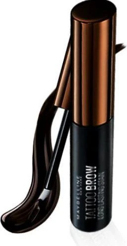 Maybelline MAYB TATTOO BROW GELTINT ilgalaikis antakių gelis #2 medium ruda 5GRM