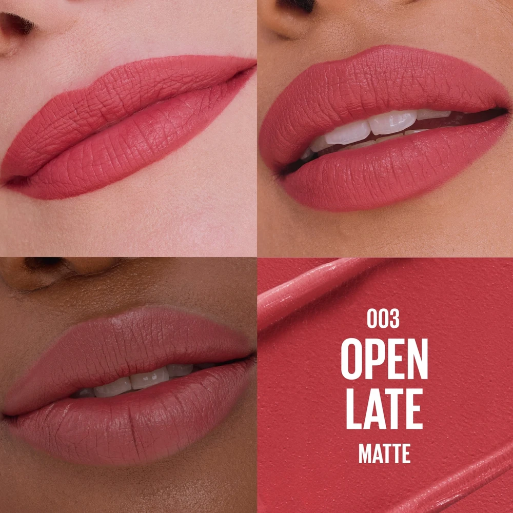 Astor MAYBELLINE_Serum Lipstick drėkinamasis satininis lūpdažis 003 Open Late 4,4g