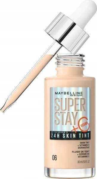 Maybelline Superstay 24H Skin Tint + Vitamin C Makeup moterims, 30 ml