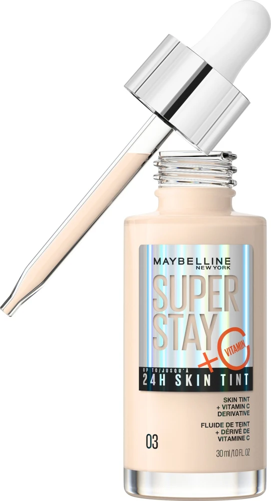 Maybelline Superstay 24H Skin Tint + Vitamin C Makeup moterims, 30 ml